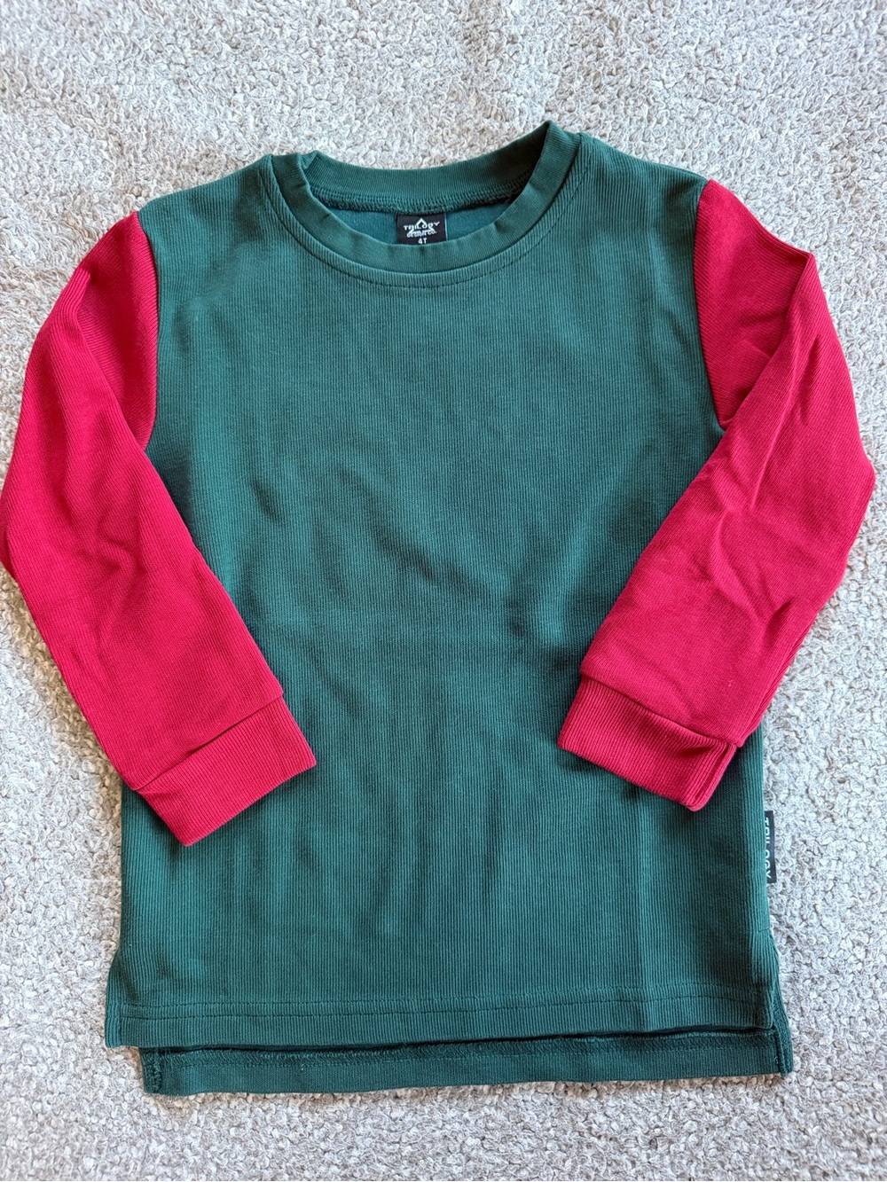 Trilogy Red & Green Christmas Sweater